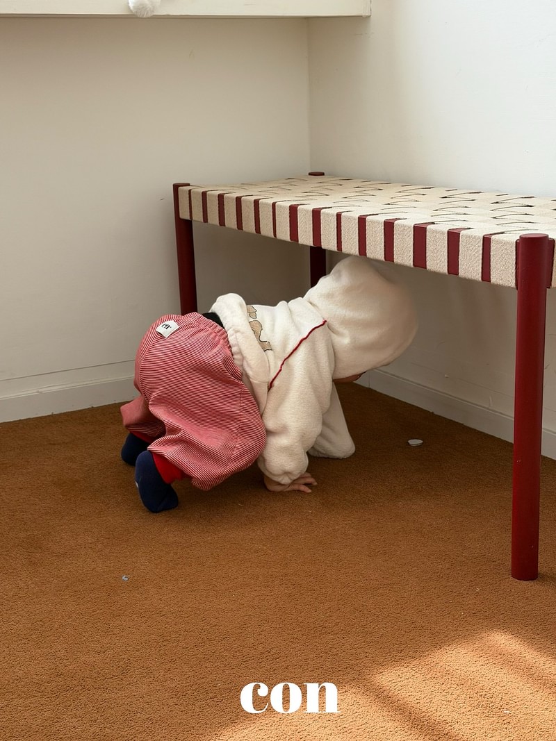 Kkomu Stripe Jogger Pants by Con for Baby - view 3
