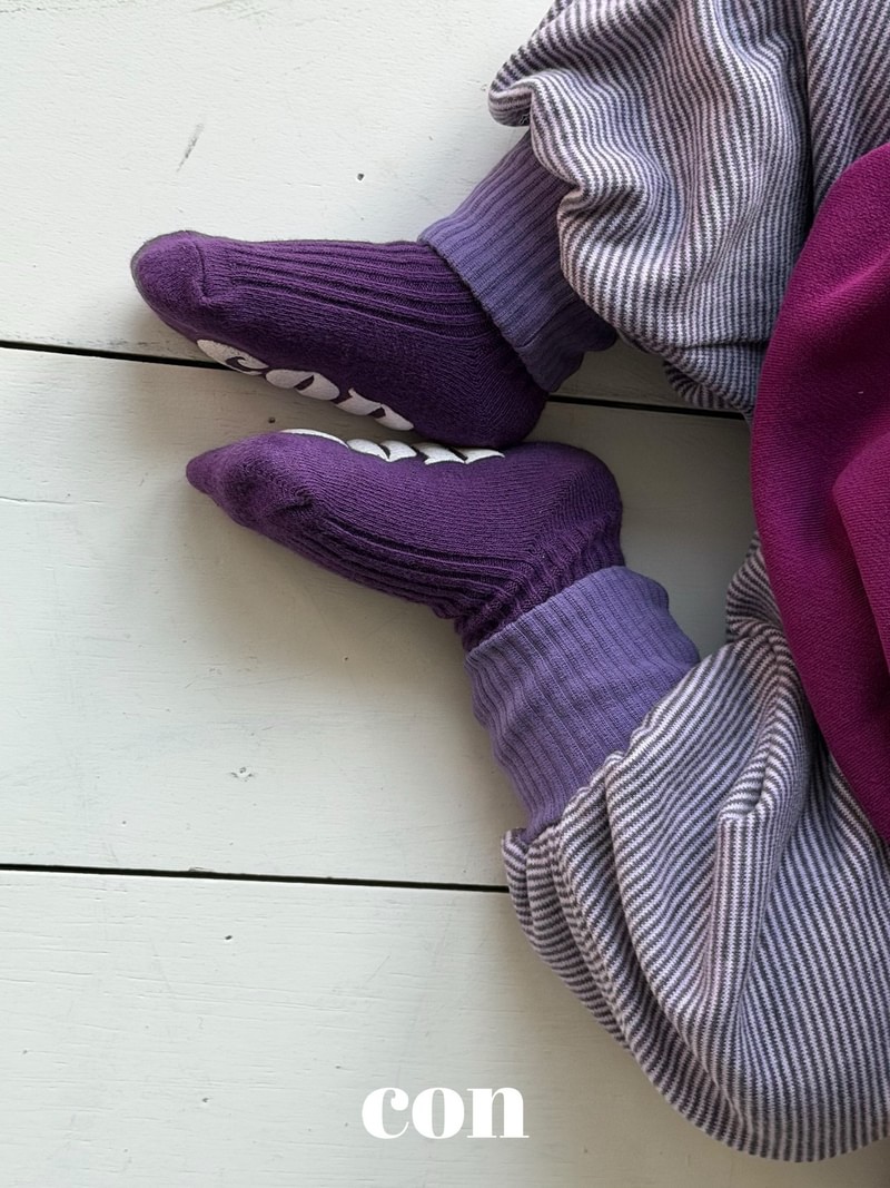 Kkomu Stripe Jogger Pants by Con for Baby - view 4