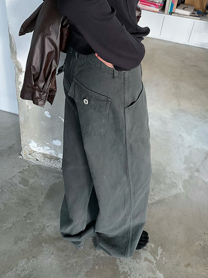 Sulfur-Dyed Fatigue Pants by Cover for Women - view 4