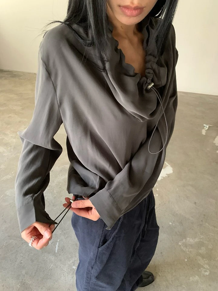 Stopper Cowl-Neck Shirt by Cover for Women - view 2