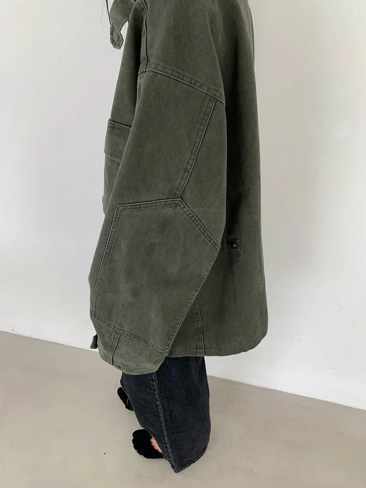 Peach Low Field Jacket by Cover for Women - view 6