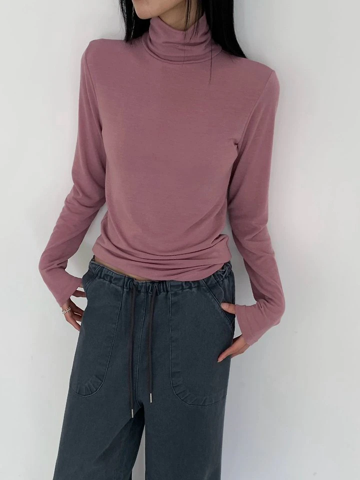 Warm Turtleneck Tee by Cover for Women - view 1