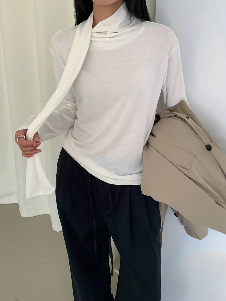 Soft Scarf Tee by Cover for Women - view 1