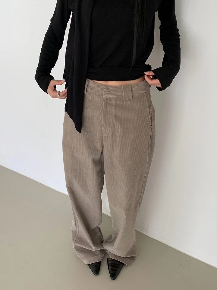 No-Tuck Corduroy Pants by Cover for Women - view 1