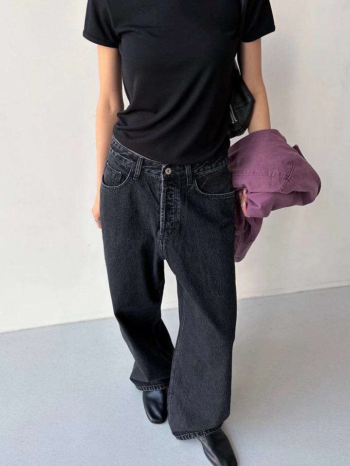 Button Oversized Denim Pants by Cover for Women - view 4
