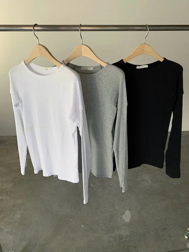 Ribbed Layered Tee by Cover for Women - view 2
