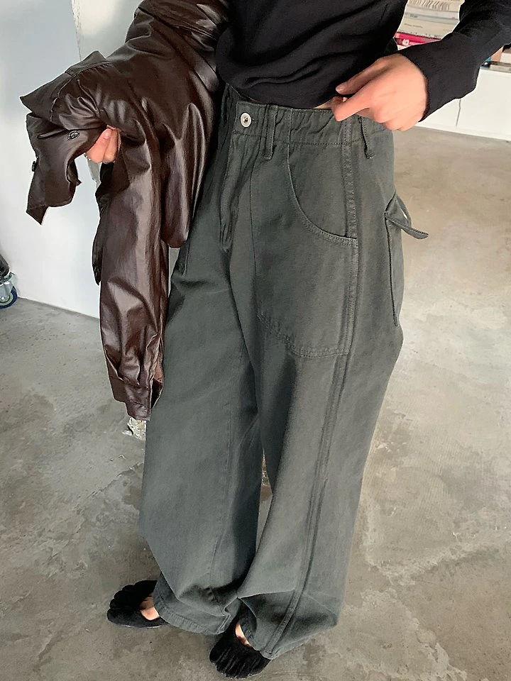 Sulfur-Dyed Fatigue Pants by Cover for Women - view 3