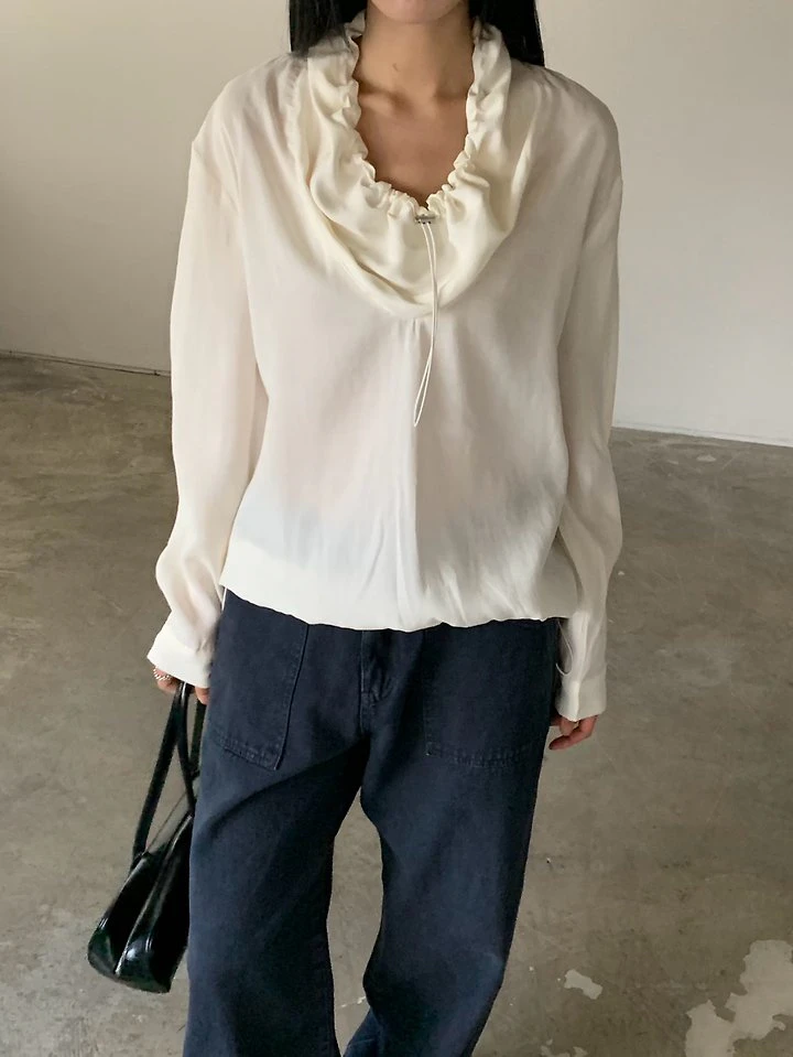 Stopper Cowl-Neck Shirt by Cover for Women - view 5