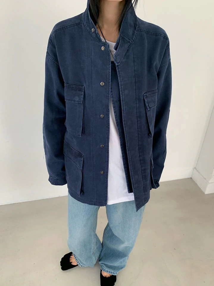 Peach Low Field Jacket by Cover for Women - view 1