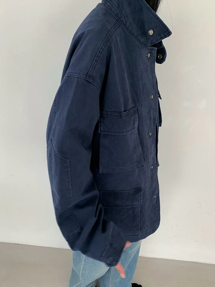Peach Low Field Jacket by Cover for Women - view 3