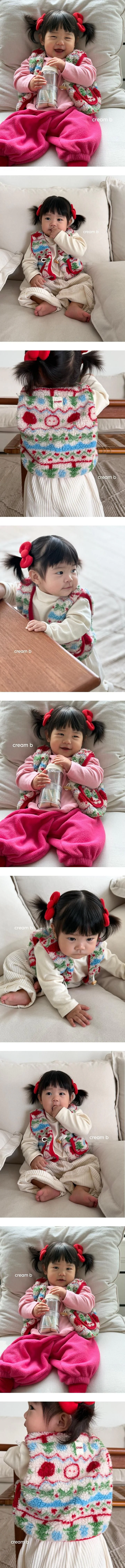 Apple Tree Boucle Vest by Cream Bbang for Child - view 1