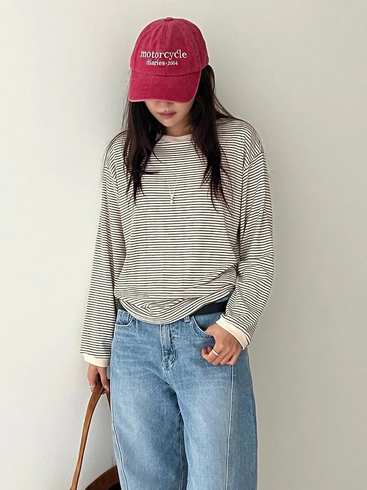 Denver Striped Tee by Diana for Women - view 9