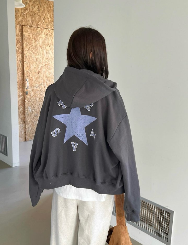 Star Hooded Jacket by Diana for Women - view 10