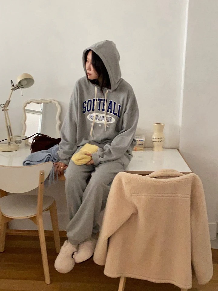 Softball Hooded Sweatshirt by Diana for Women - view 12