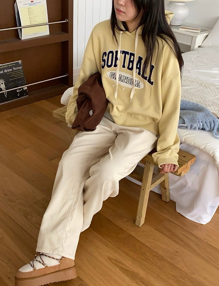 Softball Hooded Sweatshirt by Diana for Women - view 4