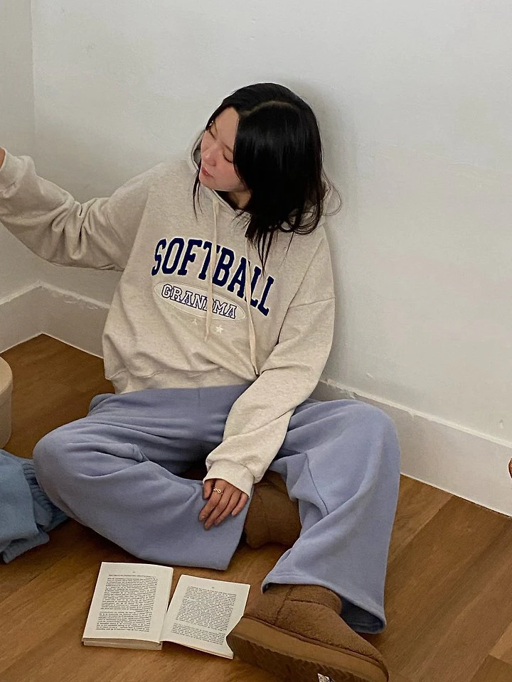 Softball Hooded Sweatshirt by Diana for Women - view 6