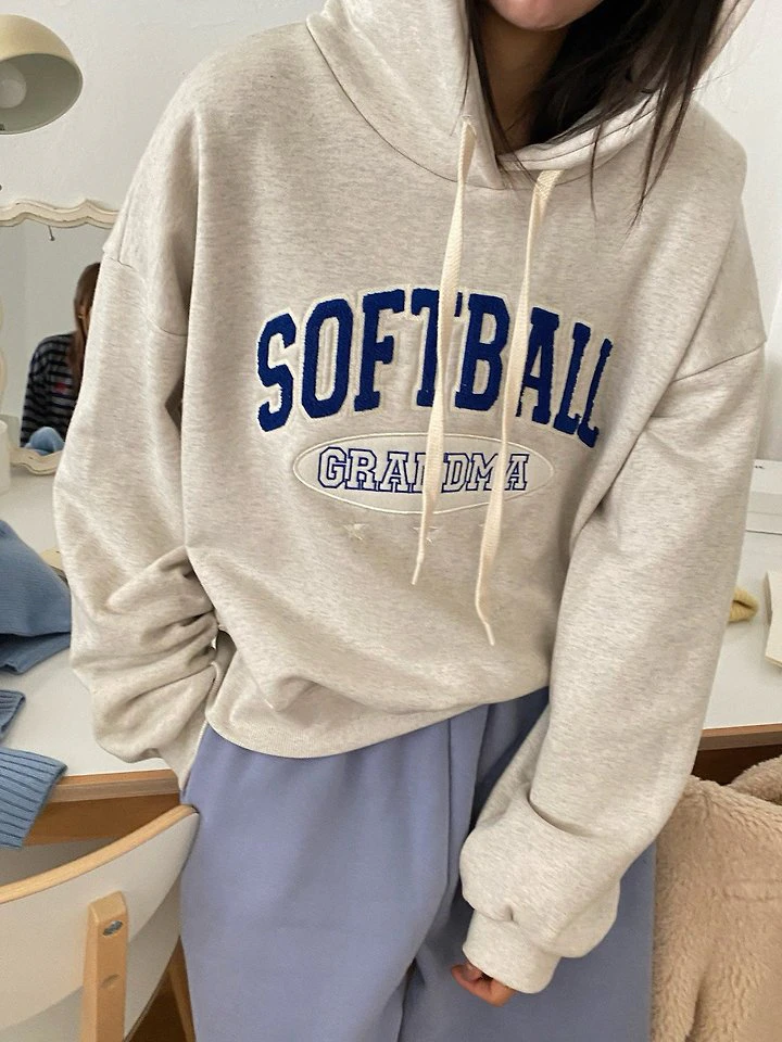 Softball Hooded Sweatshirt by Diana for Women - view 8