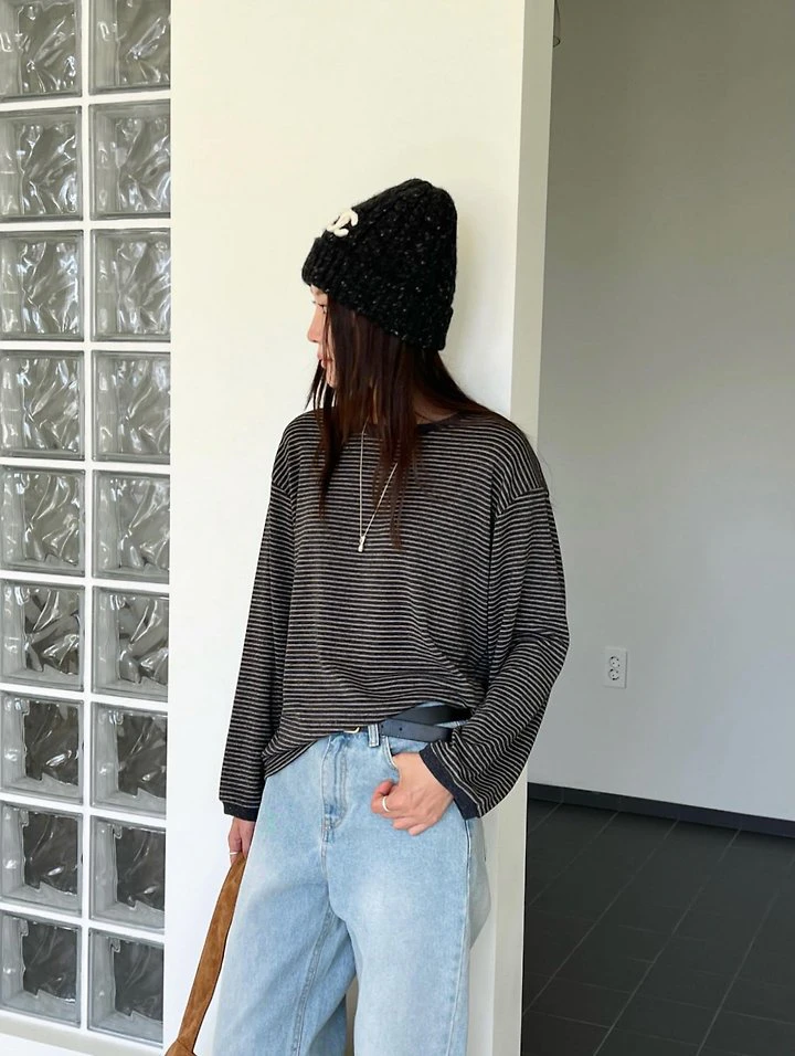 Denver Striped Tee by Diana for Women - view 2