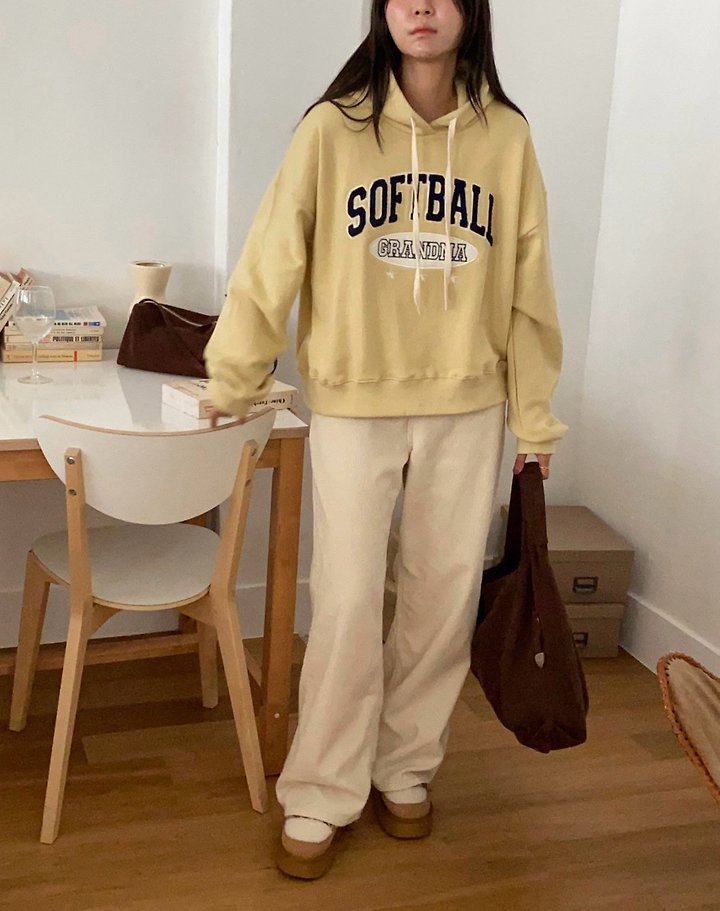 Softball Hooded Sweatshirt by Diana for Women - view 3
