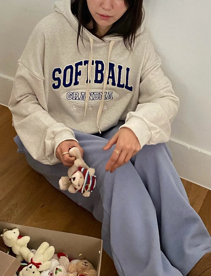 Softball Hooded Sweatshirt by Diana for Women - view 5