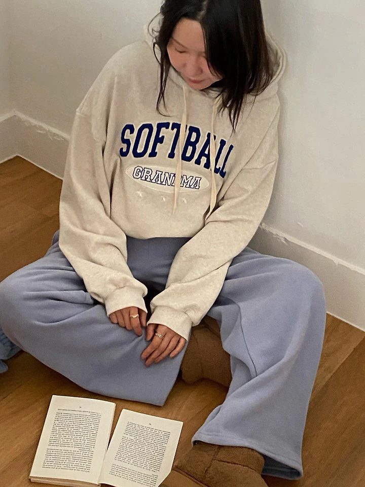 Softball Hooded Sweatshirt by Diana for Women - view 7
