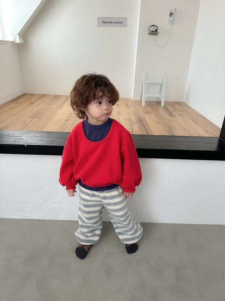 Deep U-Neck Sweatshirt by Digreen for Child - view 9