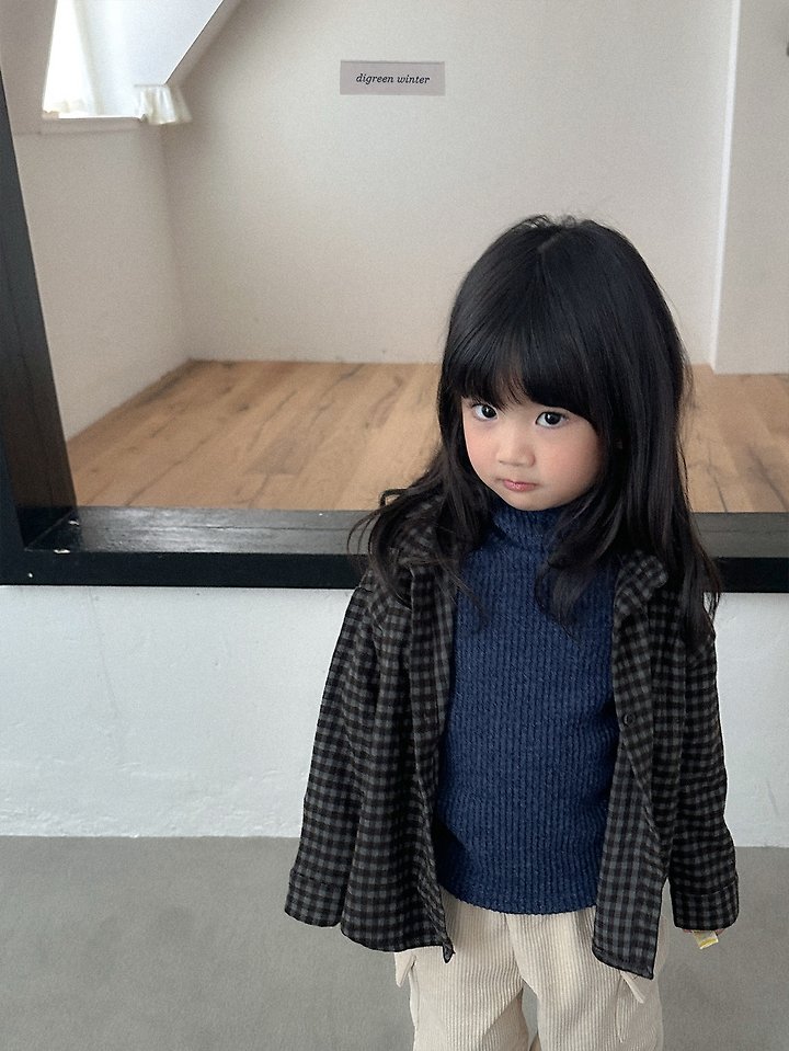 Mona Check Shirt by Digreen for Child - view 4
