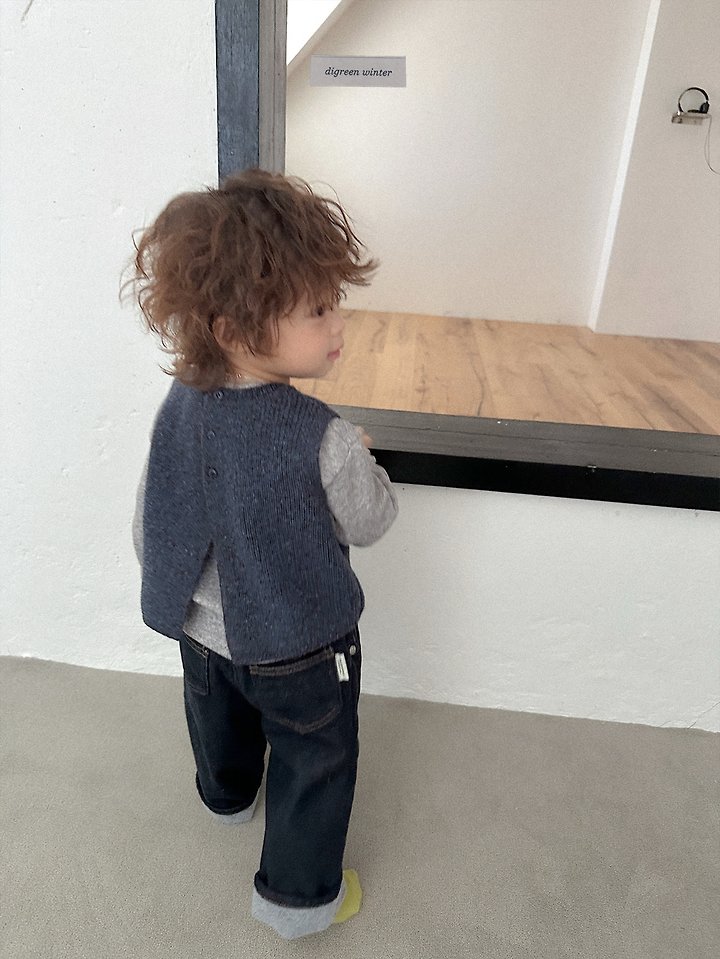 Knot Dart Denim Pants by Digreen for Child - view 8