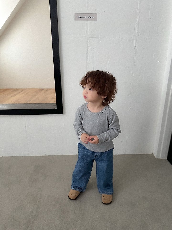 Quilted Denim Pants by Digreen for Child - view 8