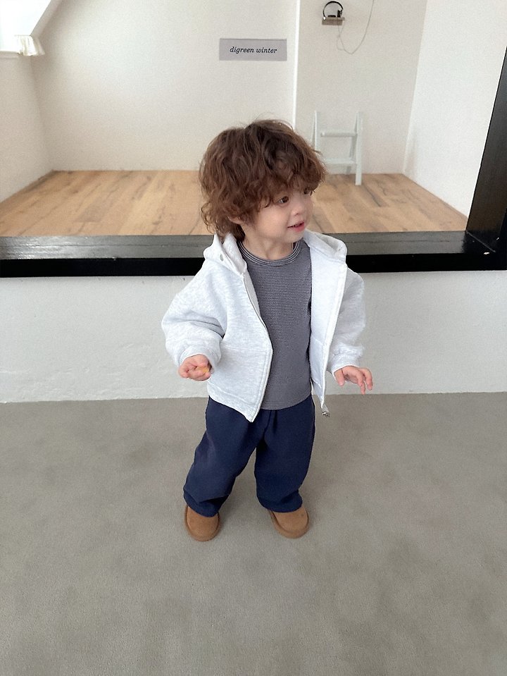 Caramel Hooded Zip-Up by Digreen for Child - view 7
