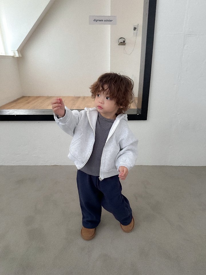 Caramel Hooded Zip-Up by Digreen for Child - view 8