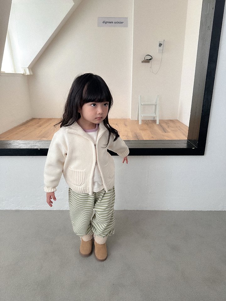 Cherry Striped Jogger Pants by Digreen for Child - view 8
