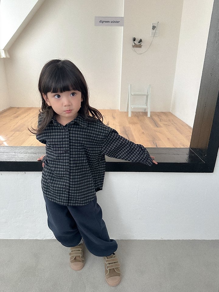 Mona Check Shirt by Digreen for Child - view 11