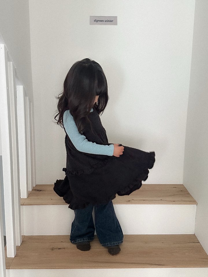 Chenille Bootcut Denim Pants by Digreen for Child - view 8