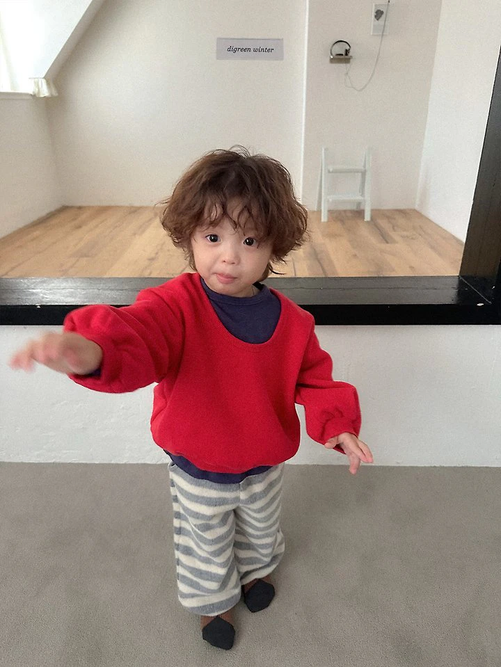 Deep U-Neck Sweatshirt by Digreen for Child - view 6