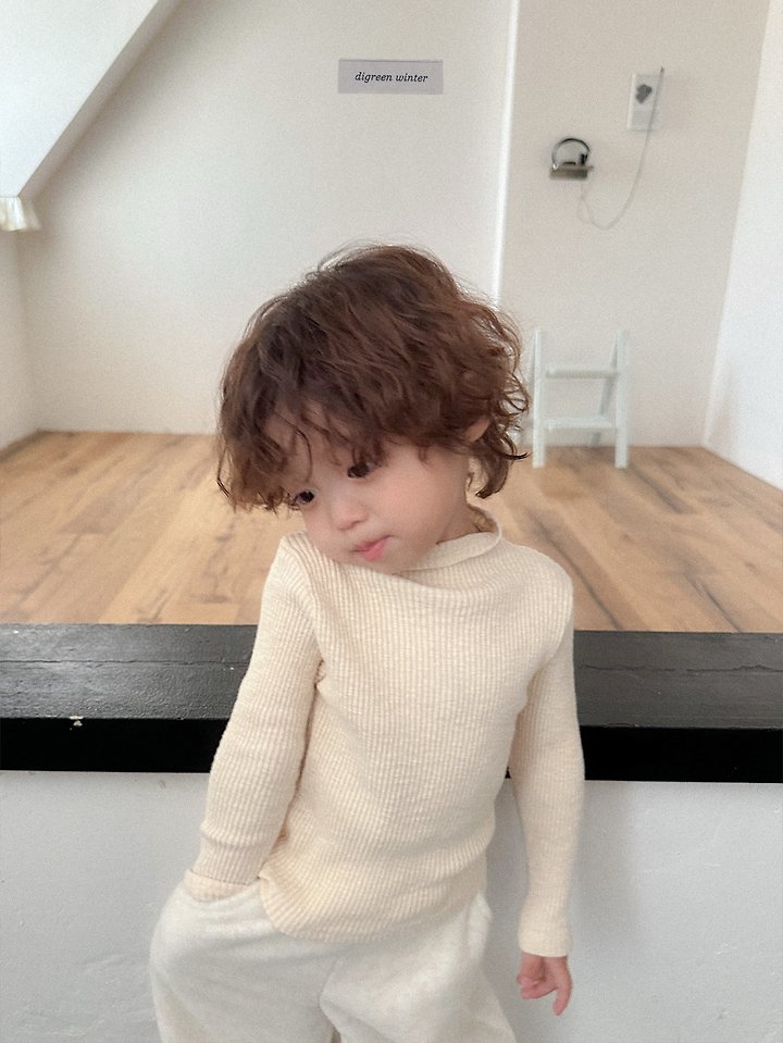 Toffee Turtleneck Tee by Digreen for Child - view 4