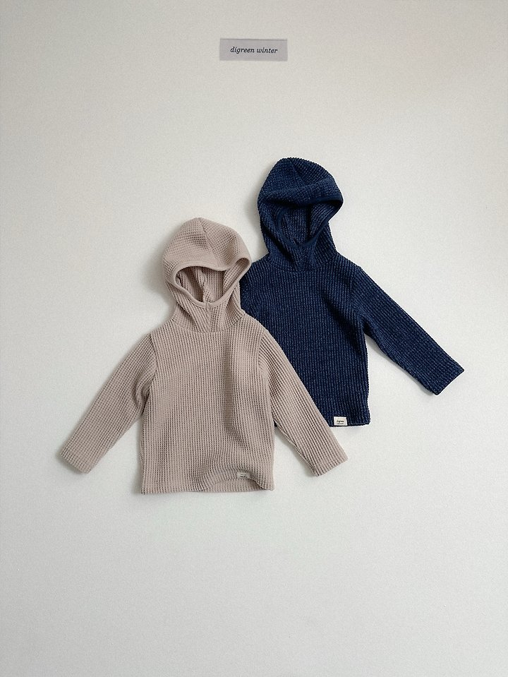 Waffle Hooded Tee by Digreen for Child - view 1