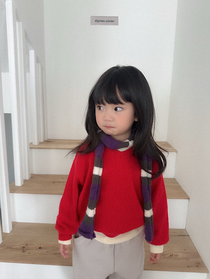 Cozy V-Neck Knit by Digreen for Child - view 8