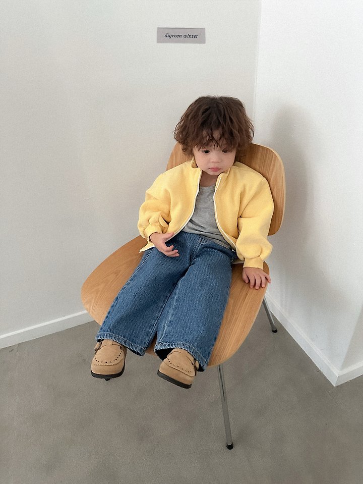 Quilted Denim Pants by Digreen for Child - view 6