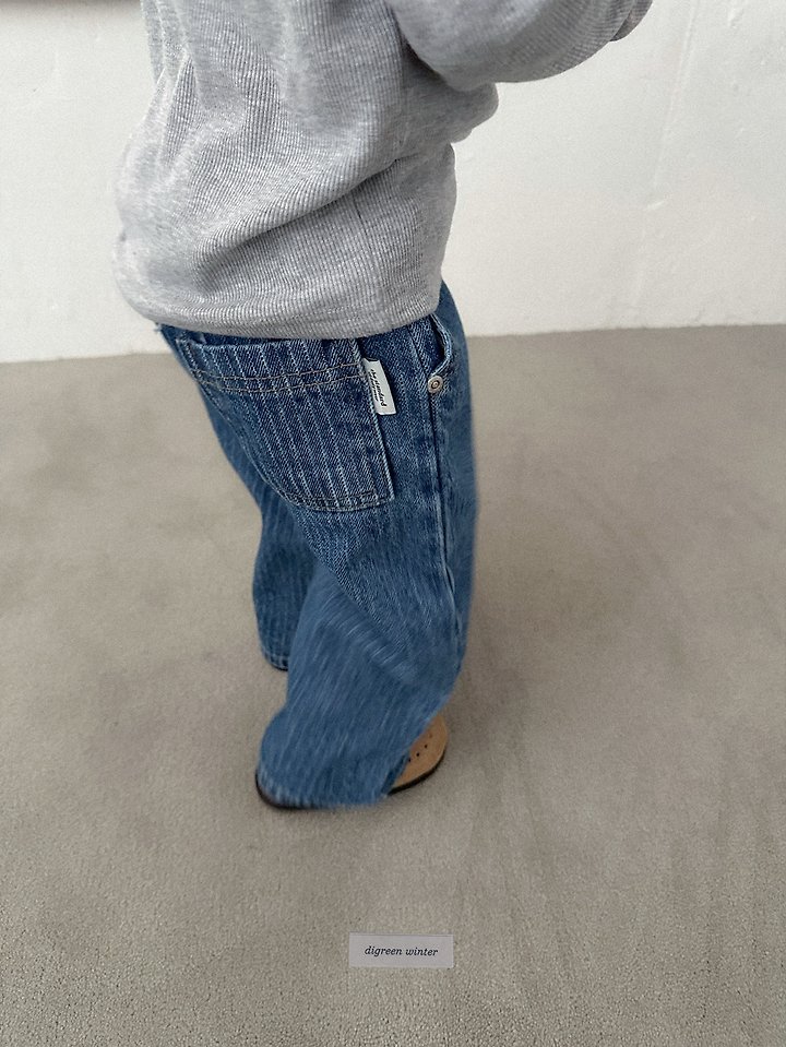 Quilted Denim Pants by Digreen for Child - view 7