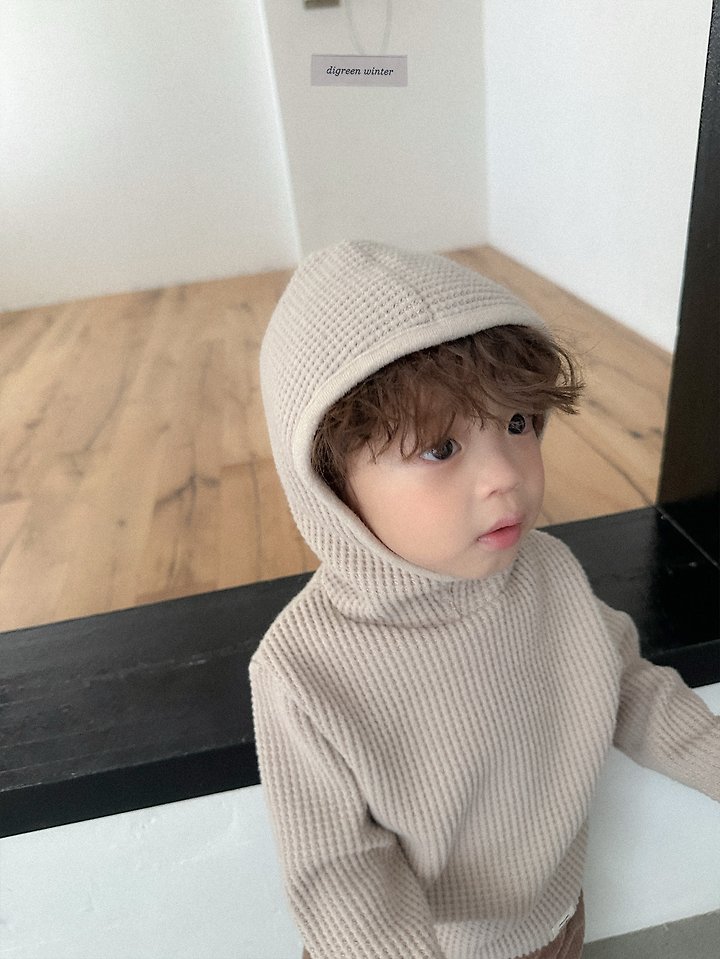 Waffle Hooded Tee by Digreen for Child - view 5