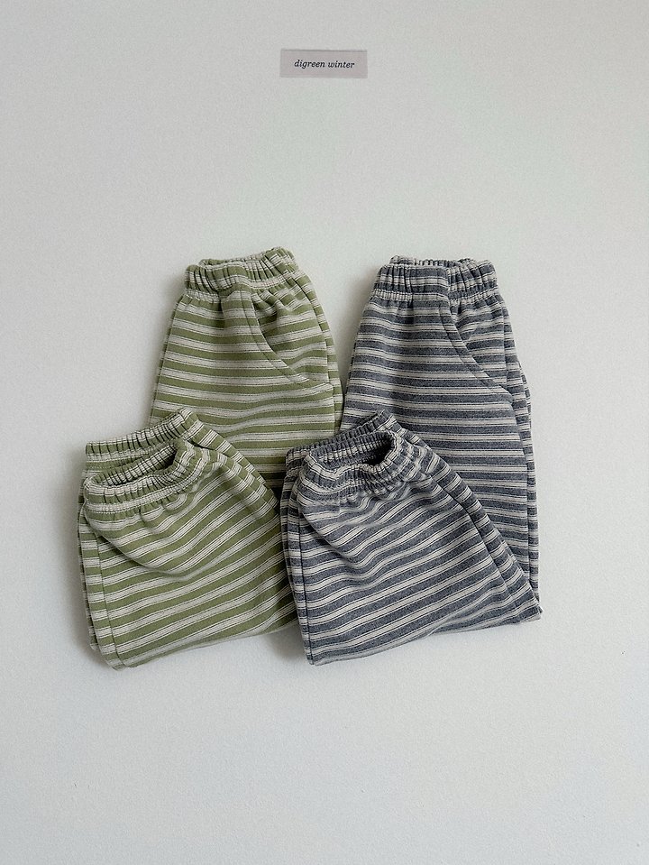 Cherry Striped Jogger Pants by Digreen for Child - view 1