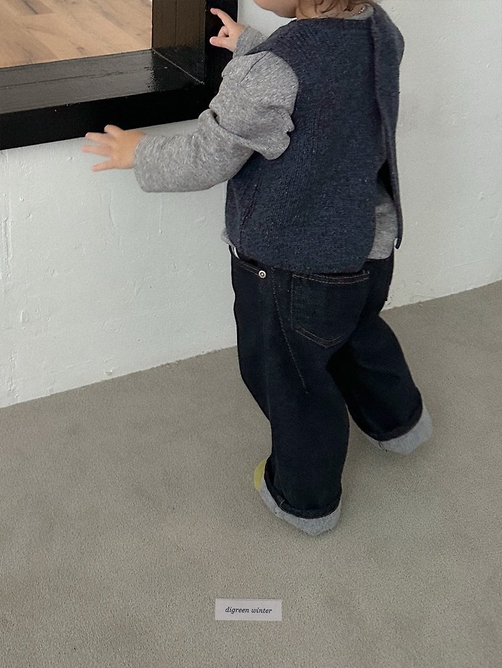 Knot Dart Denim Pants by Digreen for Child - view 11