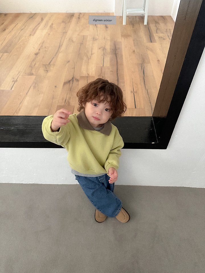 Quilted Denim Pants by Digreen for Child - view 11