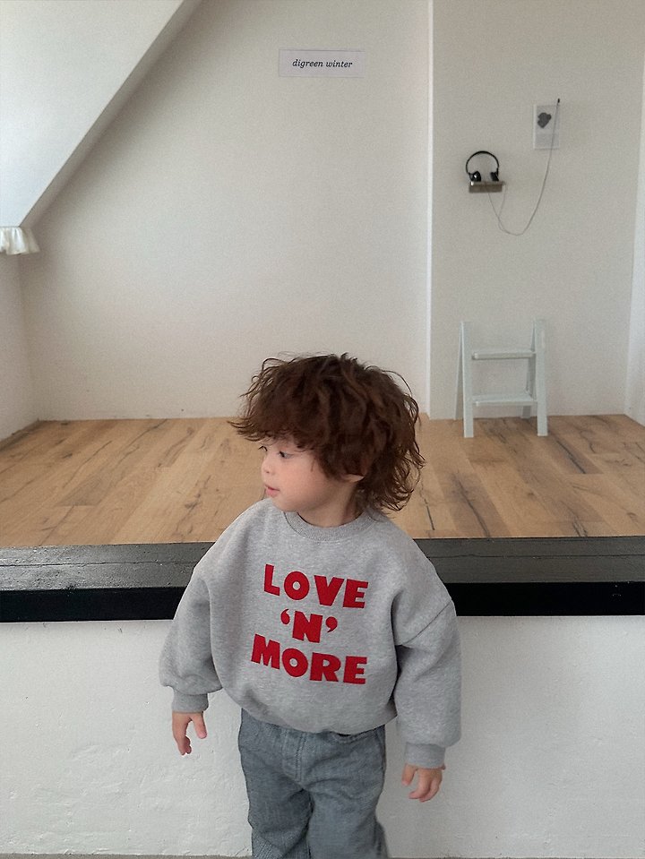 Love More Sweatshirt by Digreen for Child - view 12