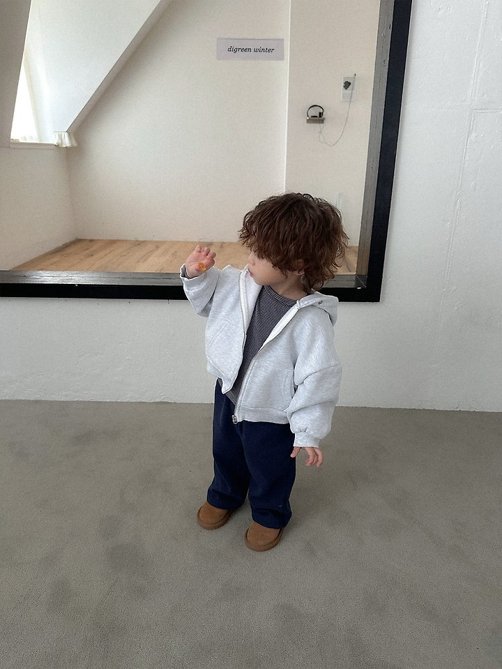 Caramel Hooded Zip-Up by Digreen for Child - view 6