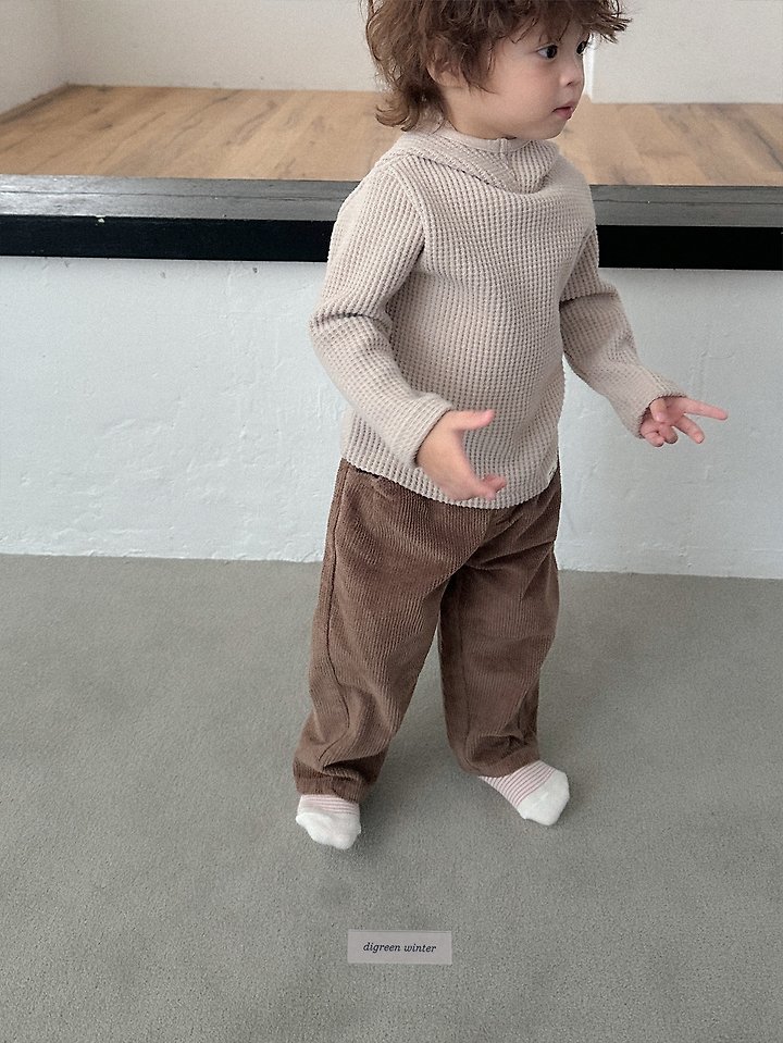 Waffle Hooded Tee by Digreen for Child - view 8