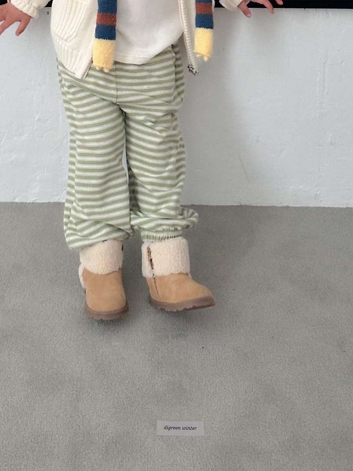 Cherry Striped Jogger Pants by Digreen for Child - view 5