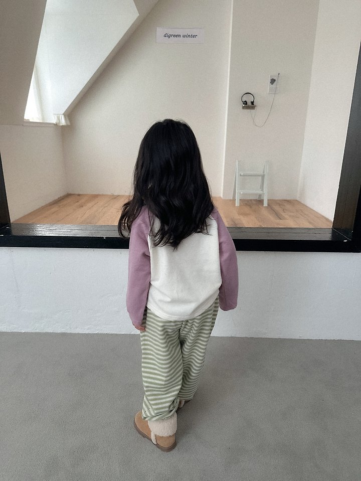 Cherry Striped Jogger Pants by Digreen for Child - view 6
