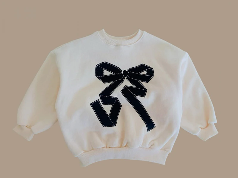 Double Fleece Ribbon Sweatshirt by Dore Dore for Child - view 3